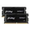 RAM „Kingston KF548S38IBK2-16“ 16 GB 4800 MHz DDR5 CL38 SODIMM (2 vnt. rinkinys) „FURY Impact“ | „Kingston“