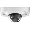 „Dahua Technology Co“ IP kameros kupolas. 4MP 1/2,9 colio CMOS, 2,8 mm, 101° F1.6, 20–25 kadrų per sekundę, IR+LED 30 m, WDR, IVS, IP67, IK10, mikrofonas.
