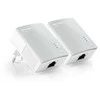 TP-LINK AV500 Nano Powerline Ethernet adapterio rinkinys, itin kompaktiškas dydis, 500 Mbps Powerline duomenų perdavimo sparta, 100 Mbps Fast Ethernet, HomePlug