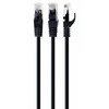GEMBIRD PP6U-0,25M/BK Gembird Patch laidas UTP Cat6 0,25 m