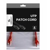 GEMBIRD PP6U-0.25M/R Patch laidas UTP Cat6 0.25m raudonas