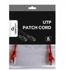 GEMBIRD PP6U-0.25M/R Patch laidas UTP Cat6 0.25m raudonas
