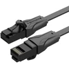 Vention Vention IBABJ tinklo kabelis Juodas 5 m Cat6 U/UTP (UTP)