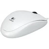 Pelė LOGITECH B100, USB, balta sp.