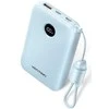 Vention 10000mAh Powerbank 2xUSB-C 1xUSB-A 22.5W, mėlynas