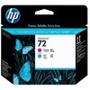 Hewlett Packard (HP) HP 72 Magenta/Cyan spausdinimo galvutė, skirta HP Designjet T1100, T770
