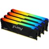 RAM „Kingston KF432C16BB2AK4/128“ 128 GB 3200 MT/s DDR4 CL16 DIMM (4 vnt. rinkinys) „FURY Beast RGB“ | „Kingston“