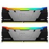 RAM KINGSTON 32GB 3600MT/s DDR4 CL16 DIMM rinkinys iš 2 1Gx8 FURY Renegade RGB