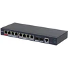Šakotuvas Switch DAHUA S4210-8GT-110 Switch type Managed Switch layer L2 Form factor Desktop/Wall-Mounting 8xRJ-45 jungtys RJ-45 Ports Type Gigabit Ethernet (10/100/1000) 2xFiber uplink jungtys quantity Power over Ethernet (PoE) Yes 8xPower over Ethernet (PoE) jungtys quantity 1xPower over Ethernet 4PPoE (PoE++) jungtys quantity Total Power over Ethernet (PoE) budget 110 W S4210-8GT-110