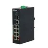 Šakotuvas PRAMONINIS SWITCH'AS POE PFS3110-8ET-96-V2 8 PRIEVADŲ SFP DAHUA