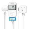 Meross MTS960HK išmanus Wifi termostatas šildymui/ šaldymui