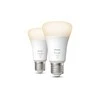 Philips Hue Baltas 2 vienetai E27 9.5W 2700K