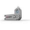 USB Priedas - LINDY USB A Prievado Blokavimo Raktas 18x75,16x12mm ABS Mėlynas