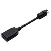 Kabelis PNY DisplayPort Mini - DisplayPort 0.15m juoda (QSP-MINIDP/DP)