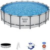 Apvalus karkasinis sodo baseinas 610x132 cm SteelPRO, BESTWAY