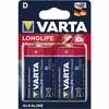2x baterija R-20 R20 D 1,5V šarminė Varta Longlife Max Power