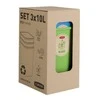 Curver Rūšiavimo šiukšliadėžių rinkinys ECO FRIENDLY, 3 × 9 l