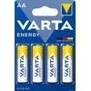 4x R-06 LR06 AA baterijos 1,5V Varta Energy Alkaiczna