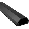 Aliumininė maskavimo juosta kabliams Maclean, 33x18x750mm, juoda, MCTV-897 B