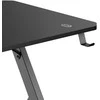 Biurko „NanoRS“ žaidimų stalas, juodas su ausinių ir puodelio laikikliu, RGB foniniu apšvietimu, maks. 75 kg, matmenys 1200 x 600 x 750 mm, RS102