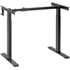 Maclean rašomasis stalas, rankinis aukščio reguliavimas, be viršaus, darbui sėdint ir stovint, maks. 60 kg, aukštis 120 cm, MC-790NG