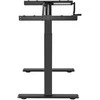 Maclean rašomasis stalas, rankinis aukščio reguliavimas, be viršaus, darbui sėdint ir stovint, maks. 60 kg, aukštis 120 cm, MC-790NG