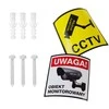 CE Outdoor SOL1801S Dummy Saulės IR apsaugos CCTV kamera su mirksinčiu raudonu LED diodu judesio jutikliu, stebėjimas su priedais patalpose lauke