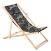 Klasikinis buko šezlongas GreenBlue GB183 camo pilkas