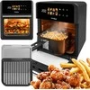 „GreenBlue AIR FRYER“ oro gruzdintuvė be aliejaus, 1800 W, 10 l talpa, 8 programos, priedai, laikmatis, GB950