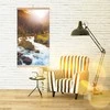 Šildytuvas Infraraudonųjų spindulių šildytuvas - lanksti šildymo plokštė 430 W TRIO 10 modelis upės, matmenys 100 x 57 cm su reguliatoriumi