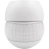 Judesio jutiklis PIR 12-24V Maclean, infraraudonųjų spindulių, IP44, baltas, veikimo nuotolis 12 m, maks. apkrova 60/120W, MCE623 W