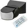 Czujnik „Maclean“ PIR judesio jutiklis, infraraudonųjų spindulių, su nuotolinio valdymo pultu, maks. 800 W (lemputė), maks. 1200 W (LED), MCE241 B