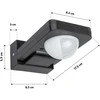 Judesio Jutiklis - Maclean MCE243 GR PIR IP65 2000W