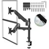 Laikiklis Maclean 2 monitorius mount, gas spring, 17"-32", 2-10kg, juodas, MC-136