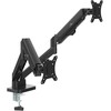 Laikiklis Maclean 2 monitorius mount, gas spring, 17"-32", 2-10kg, juodas, MC-134