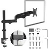 Laikiklis Maclean monitorius mount, gas spring, 17"-32", 2-10kg, juodas, MC-135