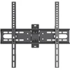 Laikiklis / wieszak do TV Maclean, max VESA 400x400, 32-55", do 30kg, juoda, reg. pochyłu +2°~-10° i obrotu +90°~-90°, MC-191