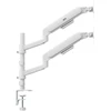 Laikiklis / wieszak na 2 monitory Ergo Office, sprężyna dujinė, 17"-32", 1-10kg, balta matt, ER-692 W