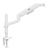 Laikiklis / wieszak na monitorius Ergo Office, sprężyna dujinė, 17"-32", 1-10kg, balta matt, max. VESA 100x100, ER-691 W