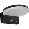 Pakabinamas šviestuvas Lampa „Maclean“ LED šviestuvas su judesio jutikliu, PIR judesio jutiklis, juodas, 15 W, IP65, 1560 lm, neutrali balta (4000 K) MCE344 B
