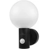 Maclean LED lempa su judesio jutikliu, PIR judesio jutiklis, juoda, 15W, IP65, 1600lm, neutrali balta spalva (4000K) MCE515 B