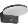 Lubinis šviestuvas Lampa „Maclean“ LED šviestuvas su judesio jutikliu, PIR judesio jutiklis, pilkas, 15 W, IP65, 1560 lm, neutrali balta (4000 K) MCE344 GR