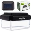 „GreenBlue“ saulės energija varomas LED stulpas, 60x40 mm, voko formos gaubtas, 3200 K, GB125 WW