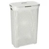Skalbinių krepšelis Curver Natural Style, 40L, kreminės spalvos