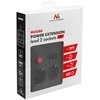 „Maclean“ maitinimo lizdas, ilgintuvas, 2 lizdai + 3xUSB, 110-240V AC 50/60Hz, 2.1A max 2500W, 3 m, juodas, MCE388 B