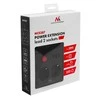 „Maclean“ maitinimo lizdas, ilgintuvas, 2 lizdai + 3xUSB, 110-240V AC 50/60Hz, 2.1A max 2500W, 1.5m, juodas, MCE387 B