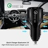 Maclean Automobilinis pakrovėjas Q3 3.0 2xUSB MCE478 B Juodas