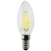 „Maclean“ lemputė, LED gijos E14, 6 W, 230 V, šiltai balta, 3000 K, 806 lm, Retro Edison dekoratyvinė žvakė C35, MCE286