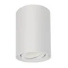 Lubinis šviestuvas Tuba „Maclean“ vamzdinis/virštvirtinis šviestuvas, taškinis, halogeninis, apvalus, aliuminis, GU10, 80x115 mm, baltas, MCE422 W