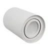 Lubinis šviestuvas Tuba „Maclean“ vamzdinis/virštvirtinis šviestuvas, taškinis, halogeninis, apvalus, aliuminis, GU10, 80x115 mm, baltas, MCE422 W